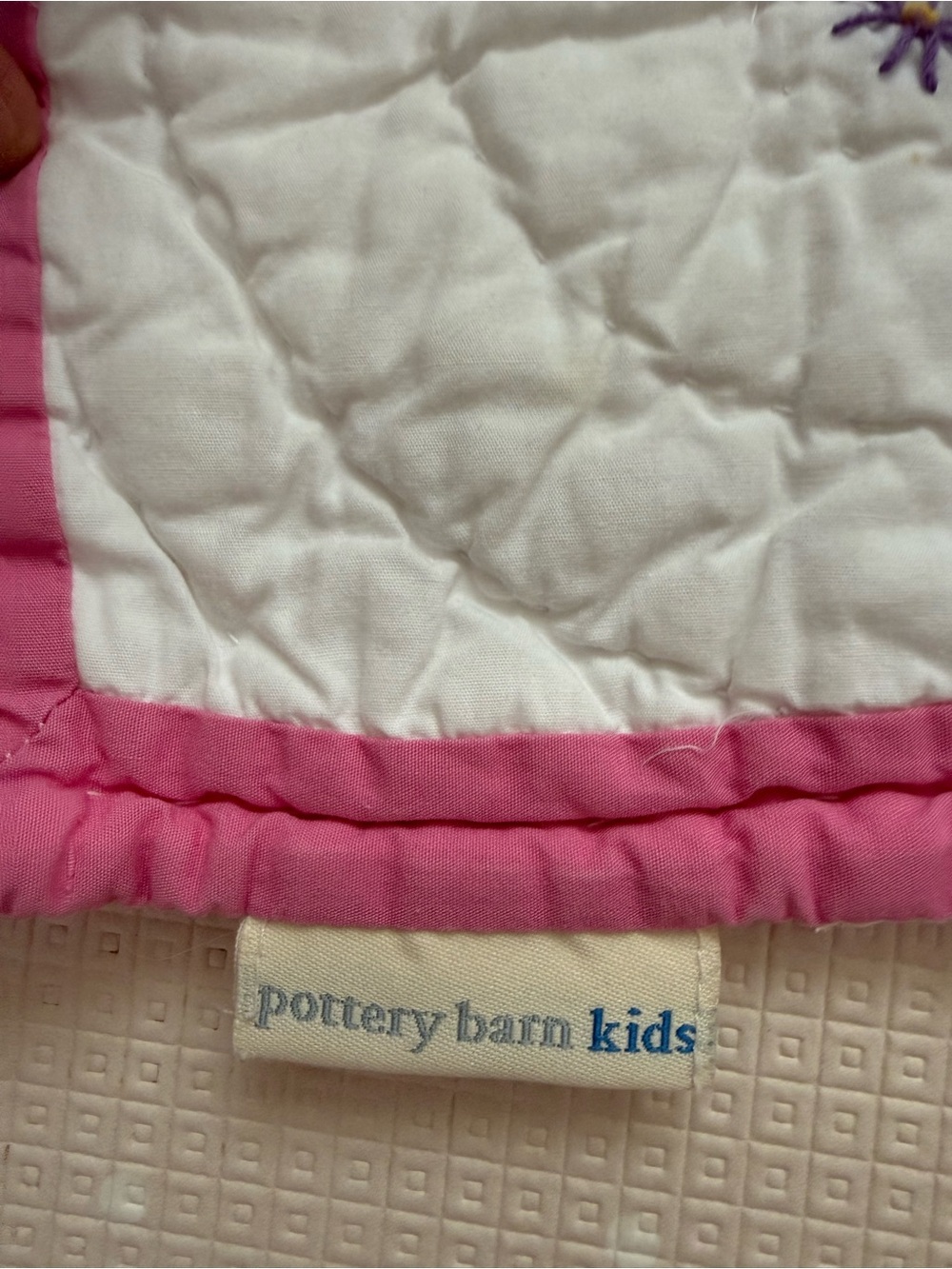 Pottery Barn Kids Crib Butterfly Bedding Set Quilt Sheet Skirt Vintage 2009 - Picture 2 of 11